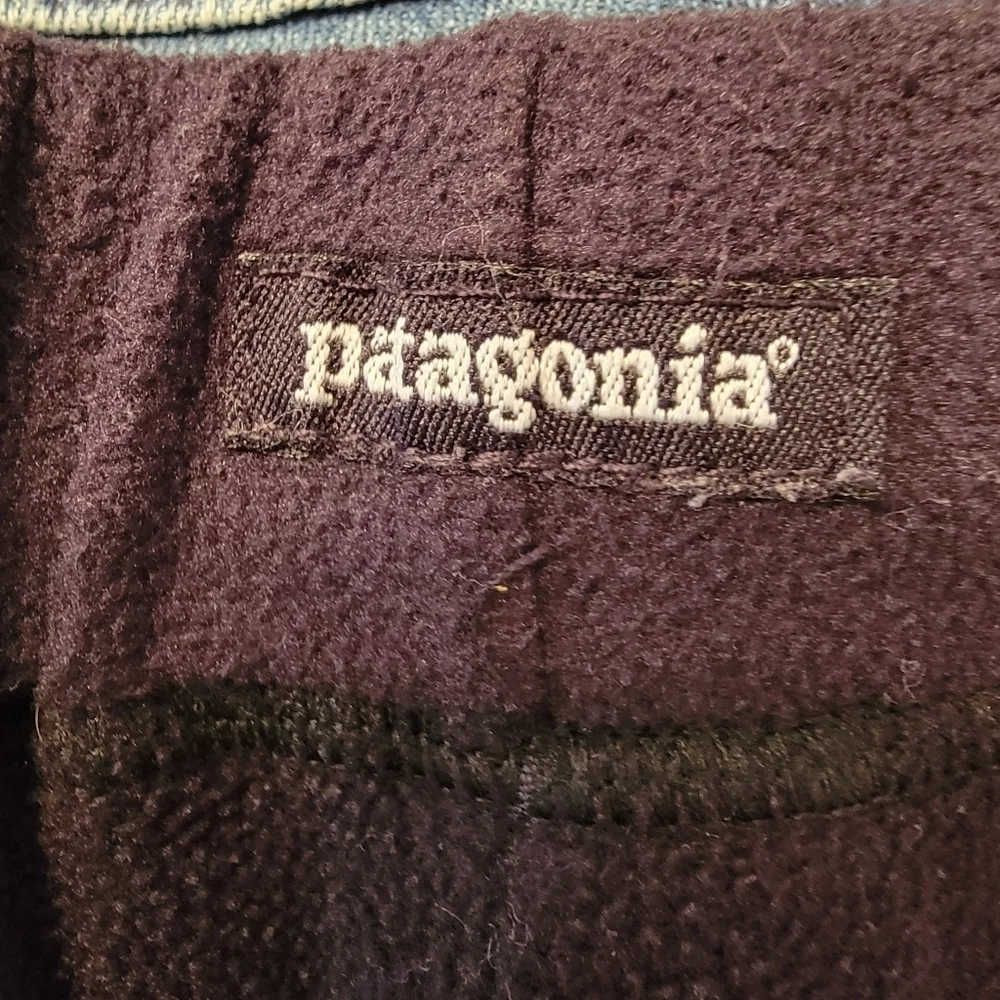 Patagonia HIgh Rise Fleece Wide Leg Pants Size L - Picture 7 of 7